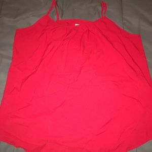 Red Relaxed Fit Tank!